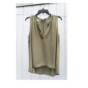 J. Crew Olive Shirt Blouse Top M Work Business Formal